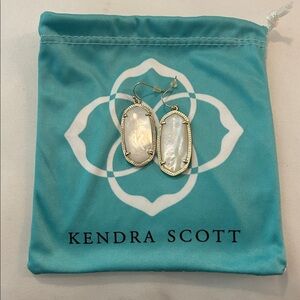 Kendra Scott Gold and Iridescent Earrings